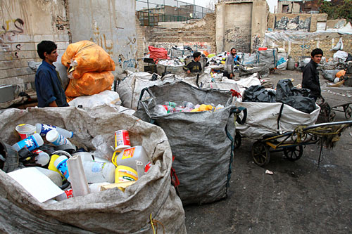 مراکز بازیافت در گرگان پلمپ میشوند