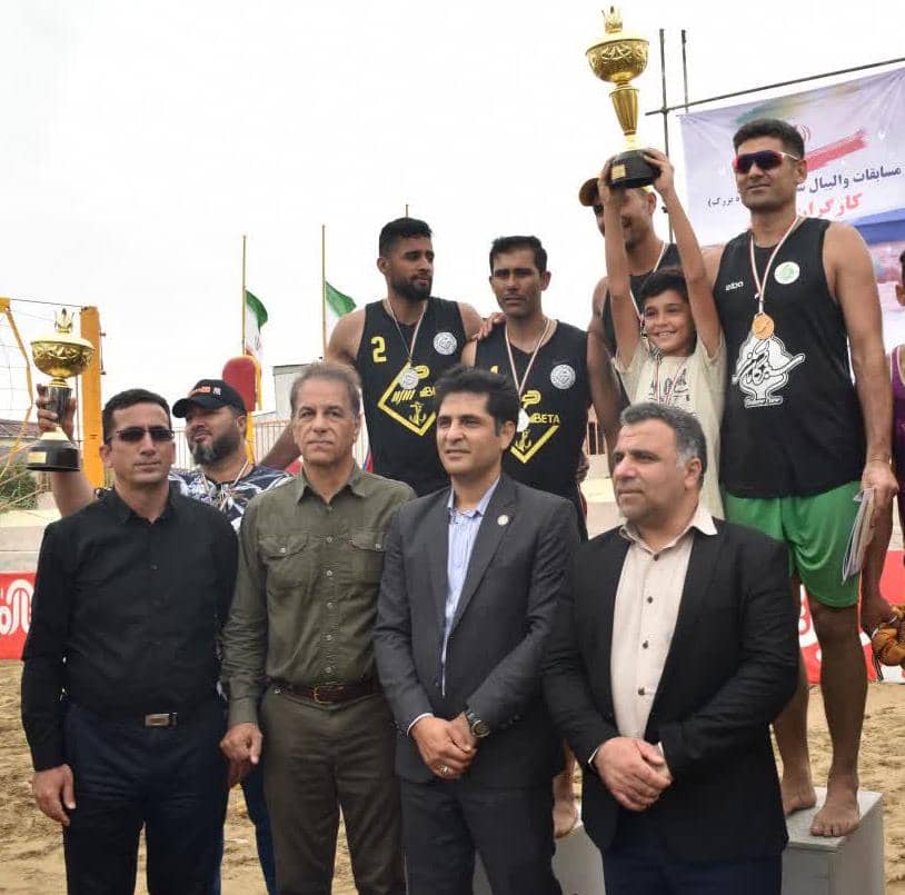 گلستان قهرمان مسابقات جایزه بزرگ والیبال ساحلی کارگران کشور شد