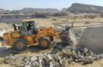 تخریب ۳۲ سازه در حال ساخت در اراضی کشاورزی گرگان
