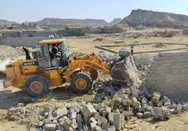 تخریب ۳۲ سازه در حال ساخت در اراضی کشاورزی گرگان