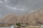 طوفان شدید گرد و خاک در گنبدکاووس
