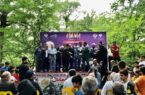 همایش پیاده روی خانوادگی به مناسبت هفته جوانی جمعیت در پارک جنگلی قرق برگزار شد.