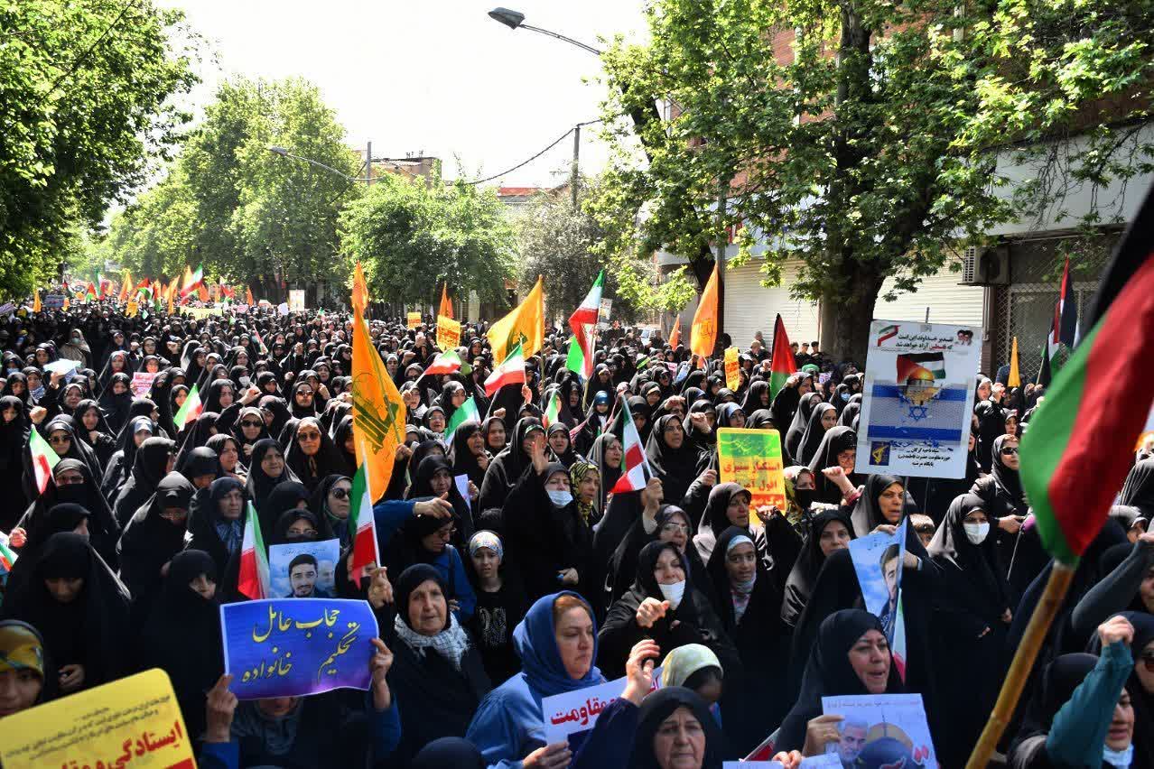 راهپیمایی روز جهانی قدس در گلستان آغاز شد