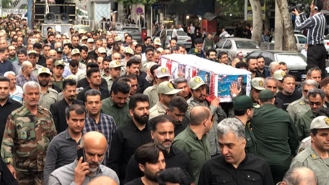 مراسم تشییع پیکر شهید محیط‌بان گلستانی در گرگان برگزار شد