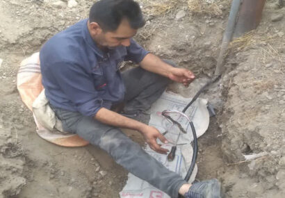 بازسازی شبکه مخابرات درروستای کنگور شهرستان کلاله