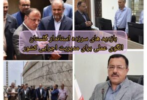 بازدیدهای سرزده استاندار گلستان الگویی مناسب برای مدیریت اجرایی کشور